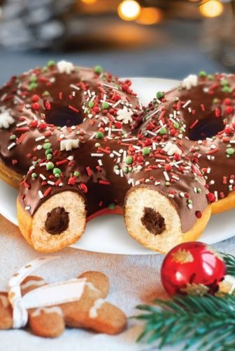 xmas doughnut