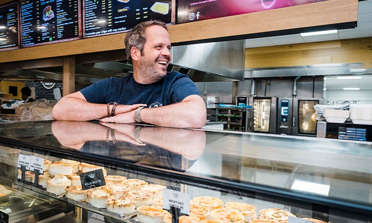 clarks bakery andy clark in the shop