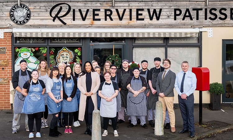 riverview bakery team outside the shop